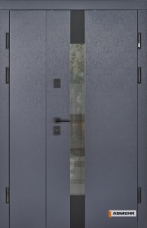 Входная дверь Tower 527 1200 Abwehr Lampre антрацит / сосна прованс