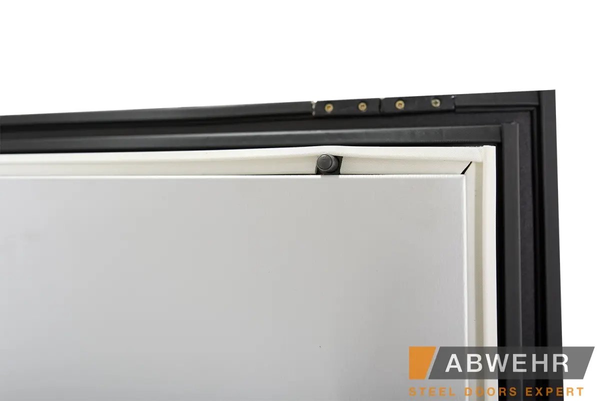 Входная дверь Revolution LP-6 Abwehr Lampre антрацит / белый Vinorit