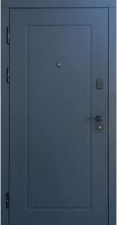 Входная дверь Паола Форт-М антрацит / белый мат