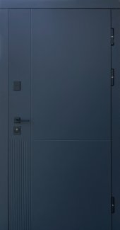 Входная дверь Пирма Форт-М антрацит / кашемир шагрень