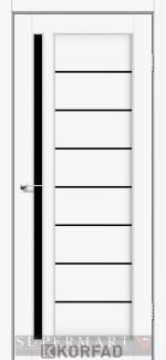 Двері Venecia Deluxe VND-02 Корфад білий перламутр