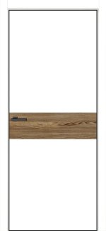 Двери FLAT 13H Омис белый эмалекс