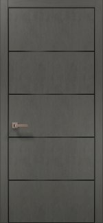 Двери Plato PL-02 Папа Карло бетон серый