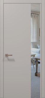 Двери Plato PL-05 Папа Карло светло-серый супермат