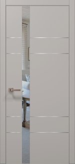 Двери Plato PL-10 Папа Карло светло-серый супермат