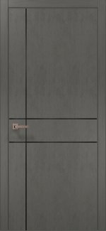 Двери Plato PL-30 Папа Карло бетон серый