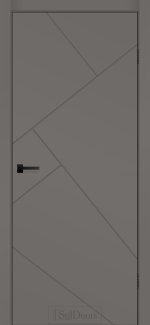 Двери Aura StilDoors серый RAL 7036