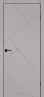 Двери Aura StilDoors RAL 7047 светло-серый