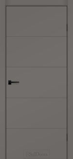 Двери Elegante StilDoors серый RAL 7036