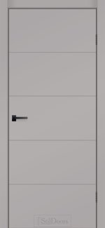 Двери Elegante StilDoors RAL 7047 светло-серый