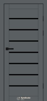 Двері SD-102 Syndicate Doors емалія графітіко