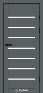 Двери SD-102 Syndicate Doors эмалия графитико