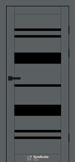 Двери SD-104 Syndicate Doors эмалия графитико