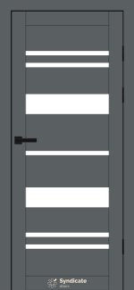 Двери SD-104 Syndicate Doors эмалия графитико