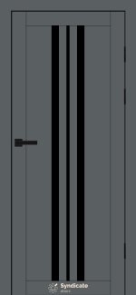 Двери SD-107 Syndicate Doors эмалия графитико