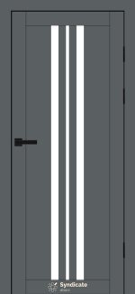 Двери SD-107 Syndicate Doors эмалия графитико