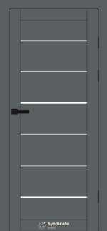 Двери SD-108 Syndicate Doors эмалия графитико