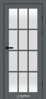 Двери SD-110 Syndicate Doors эмалия графитико