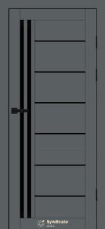Двери SD-114 Syndicate Doors эмалия графитико