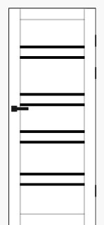 Двери SD-118 Syndicate Doors эмалия бьянко