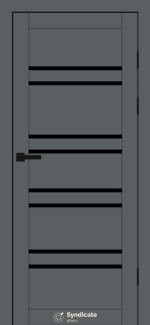 Двери SD-118 Syndicate Doors эмалия графитико