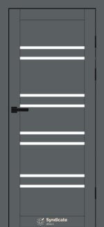 Двері SD-118 Syndicate Doors емалія графітіко