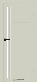 Двері SD-135 Syndicate Doors емалія латте