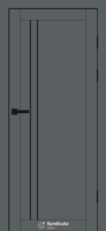 Двери SD-141 Syndicate Doors эмалия графитико