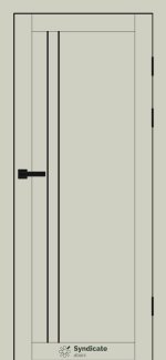 Двері SD-141 Syndicate Doors емалія латте