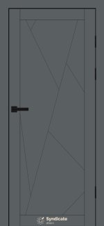 Двери SD-171 Syndicate Doors эмалия графитико