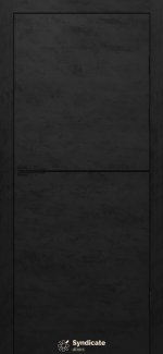 Двери SD-404 Syndicate Doors бетон черный