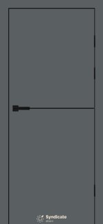 Двери SD-404 Syndicate Doors эмалия графитико