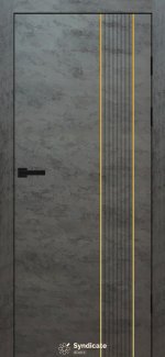 Двери SD-407 Syndicate Doors бетон темный