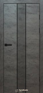 Двери SD-408 Syndicate Doors бетон темный