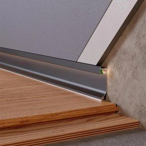Плінтус LED профіль RAL (від 30 м.п.) Скрытого монтажа LED 